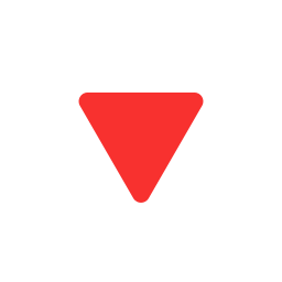 Red Triangle Pointed Down