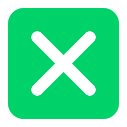 Cross Mark Button