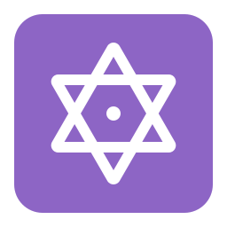 Dotted Six-Pointed Star