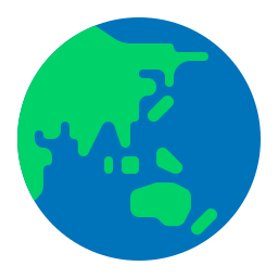 Globe Showing Asia-Australia